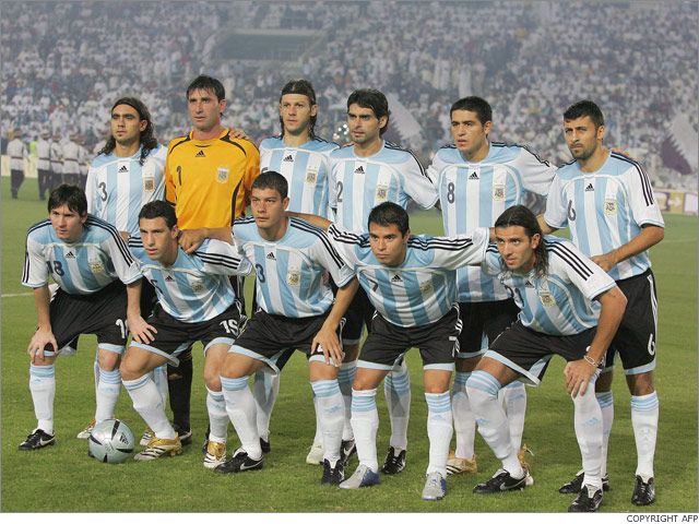 Argentina Retro Jersey from 2006 world season, Adidas kit, football jersey, first Messi World Cup jersey