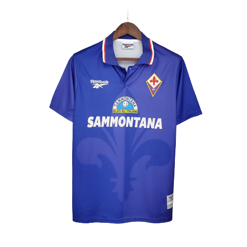 Fiorentina 1995/96 team home kit Batistuta