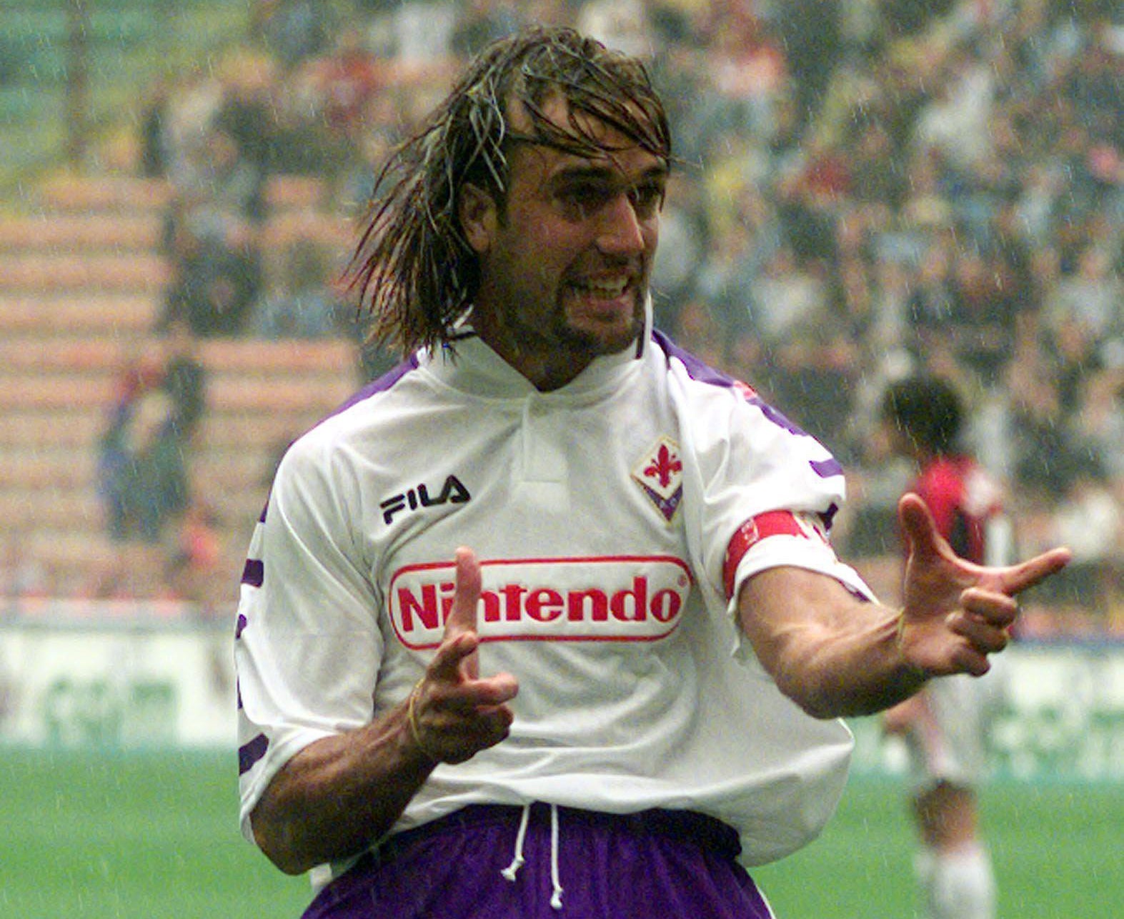 Fiorentina 2000 Nintendo Batistuta Rui Costa