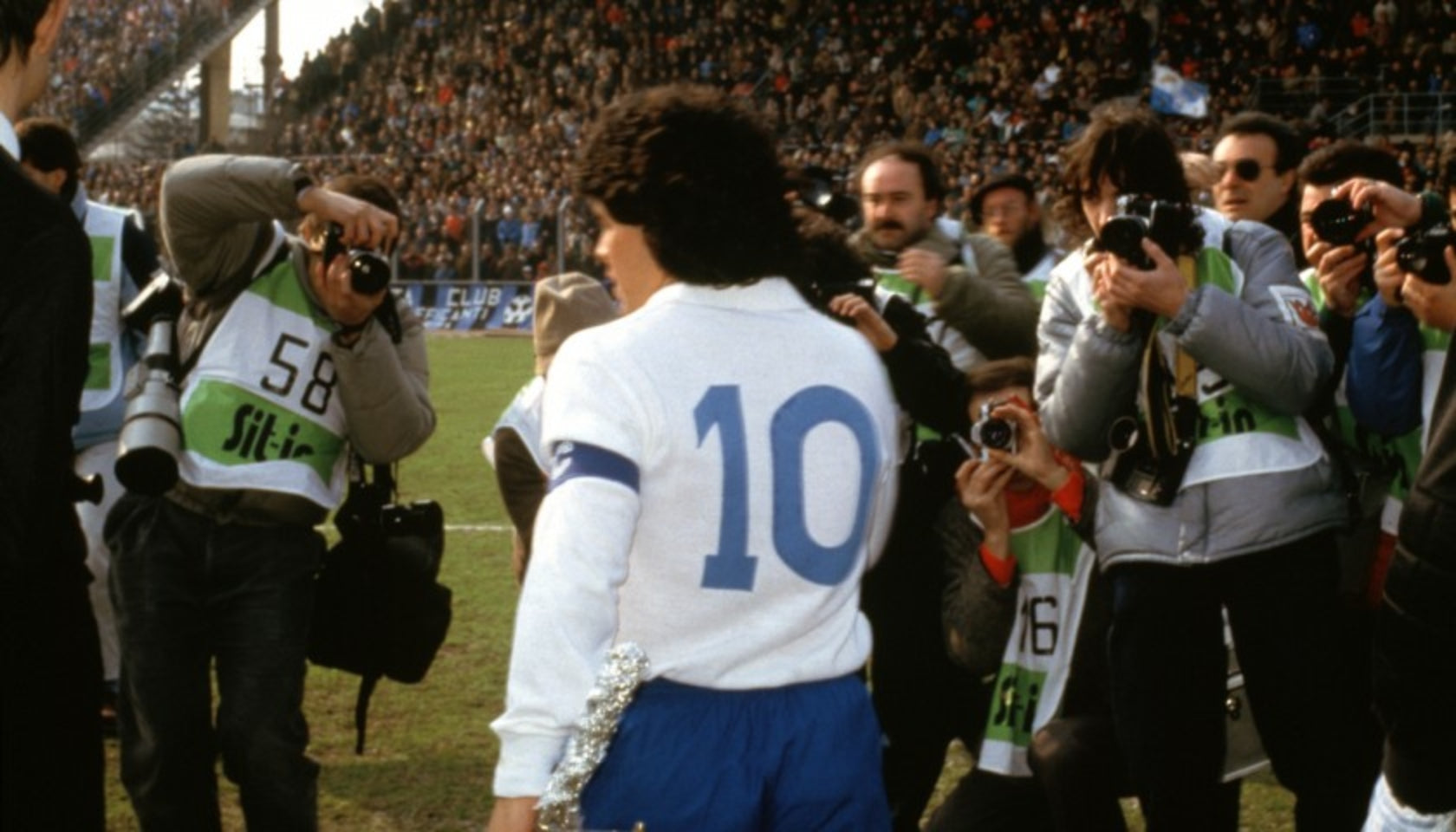 Napoli 1987-88 Away Kit white Maradona