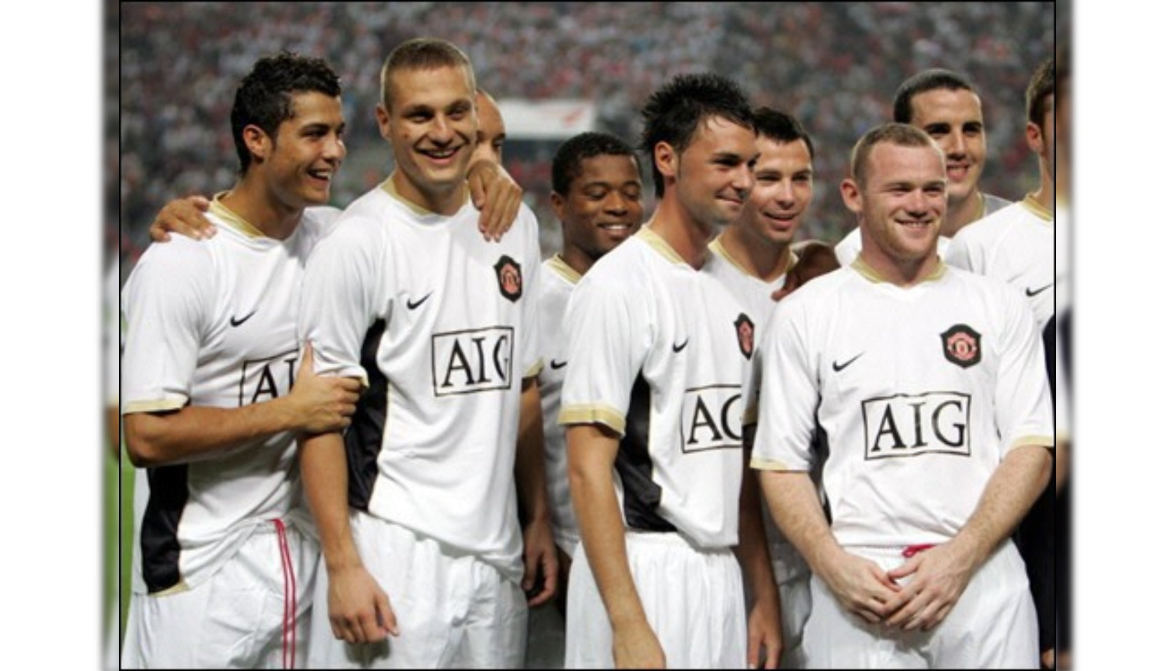 Ronaldo, Vidic, Rooney, Manchester United