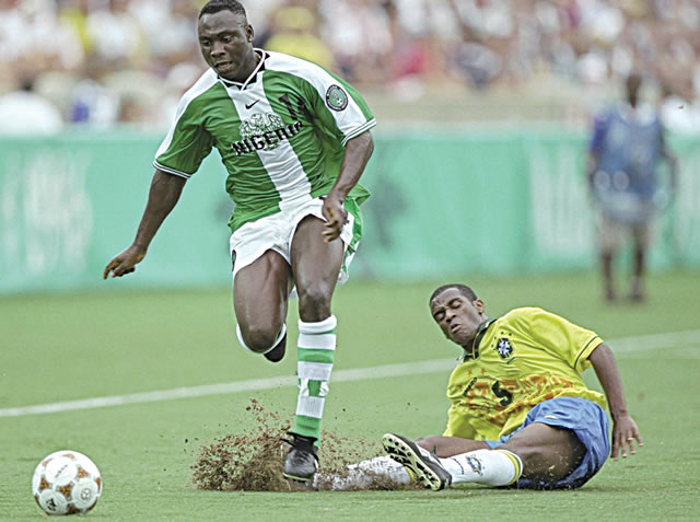 Nigeria 1996 Olympics Home Kit