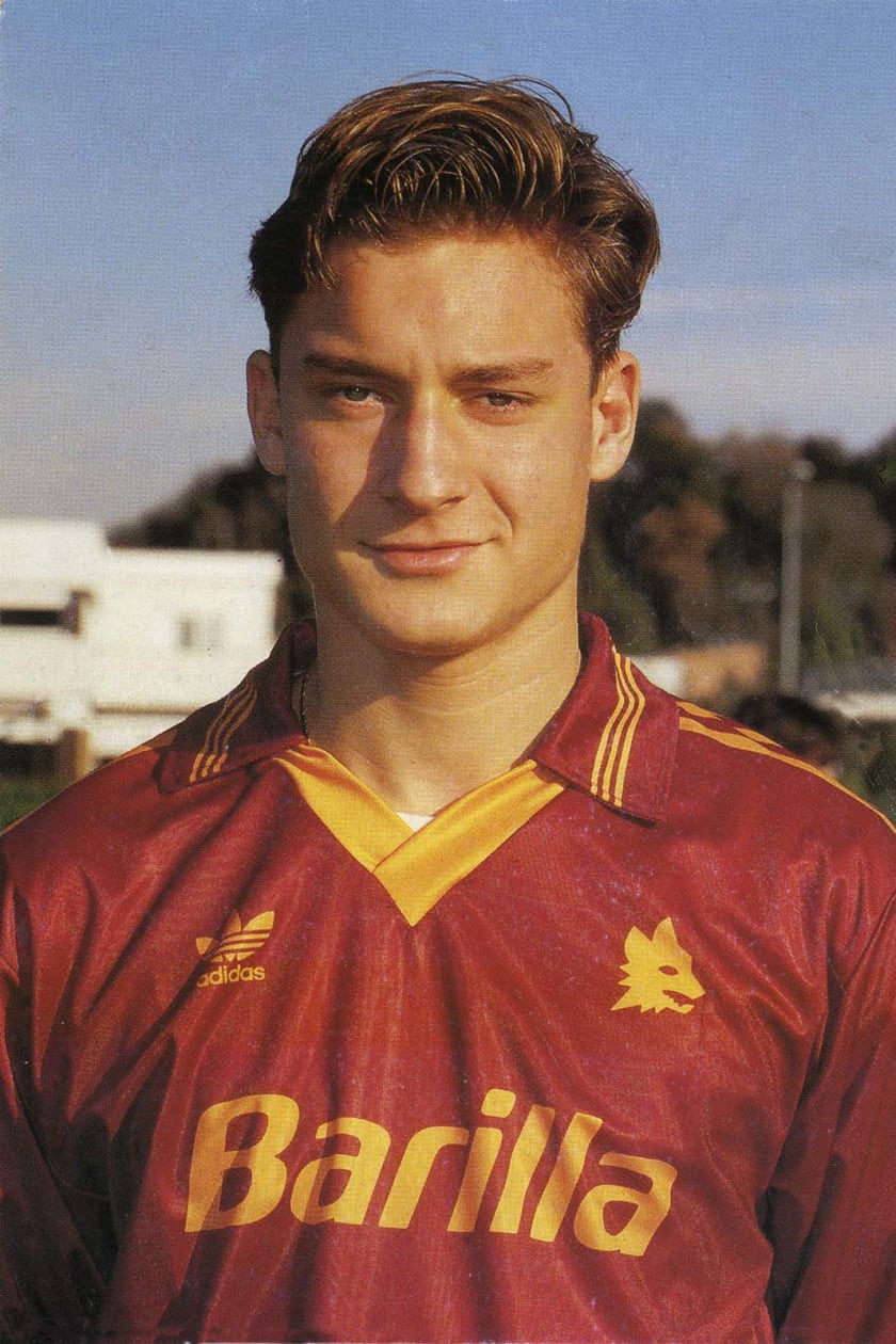 AS Roma 1992-93 Jersey Home Totti